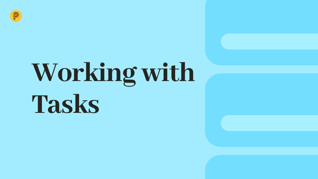 Working With Tasks