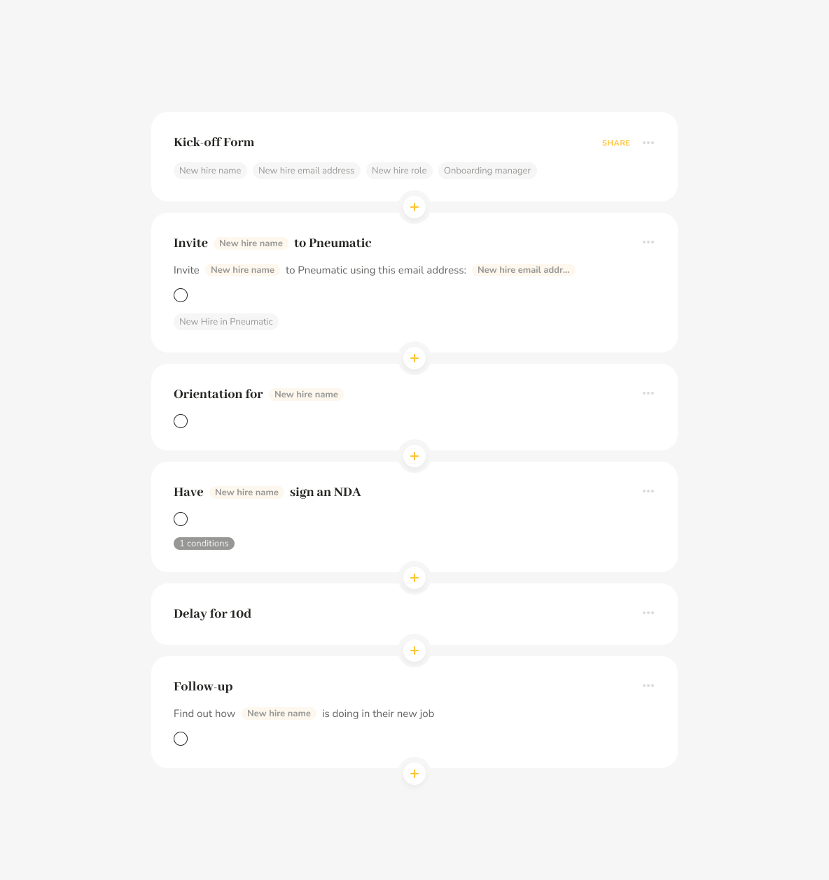 Pneumatic Workflow Templates