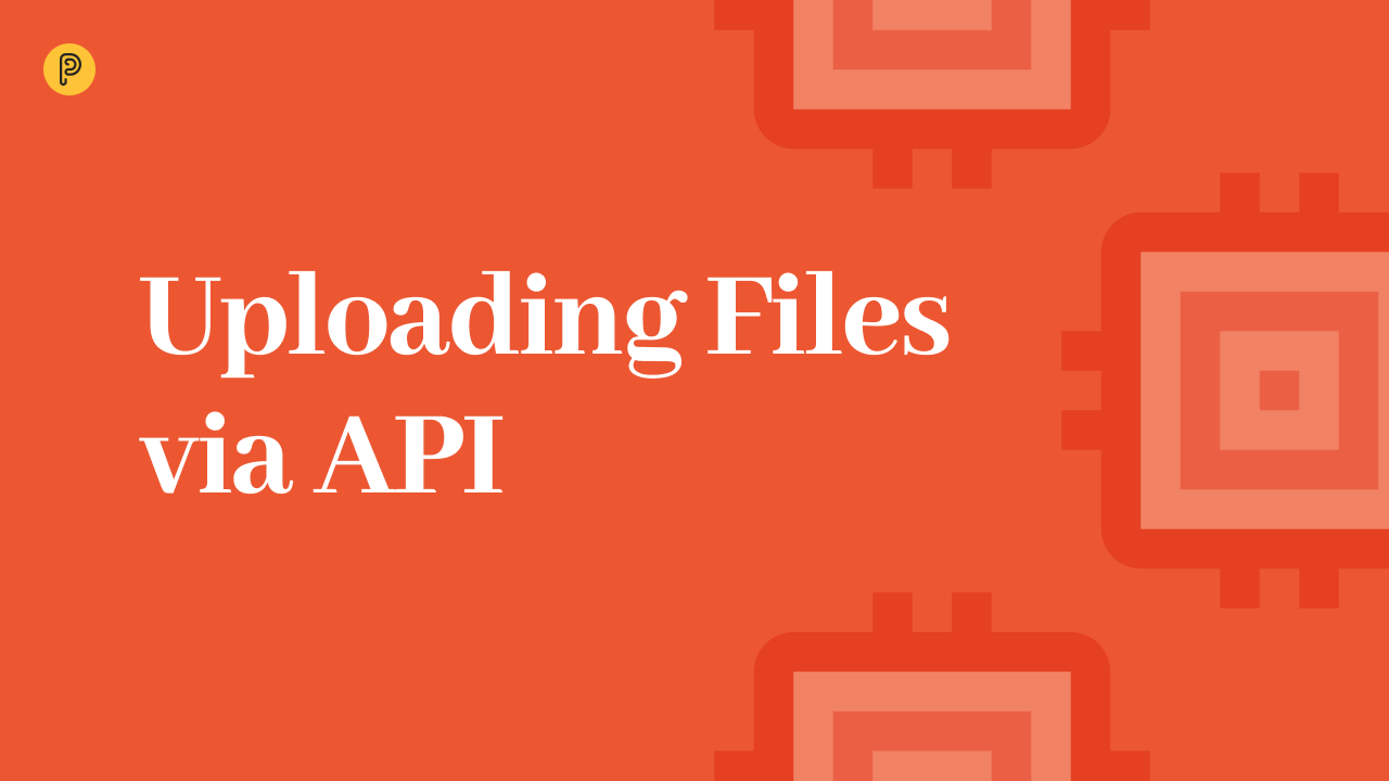 Hochladen von Dateien über API